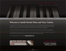 Tablet Screenshot of janellebrooks.com